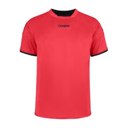 [10/01/02027/2080-116] 10/01/02027 - TOP 2.0 SHIRT S/S (116, ROUGE/NOIR/BLANC)