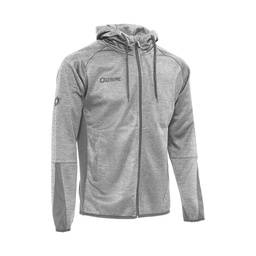 [10/01/06042/GRIJS/WIT/116] 10/01/06042 - ELITE HOODED JACKET  (116, GRIS/BLANC)