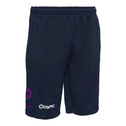 [10/01/10004NAVY/PAARS/WIT-104] 10/01/10004 - ELITE TRAININGSHORT  (104, MARINE/MAUVE/BLANC)